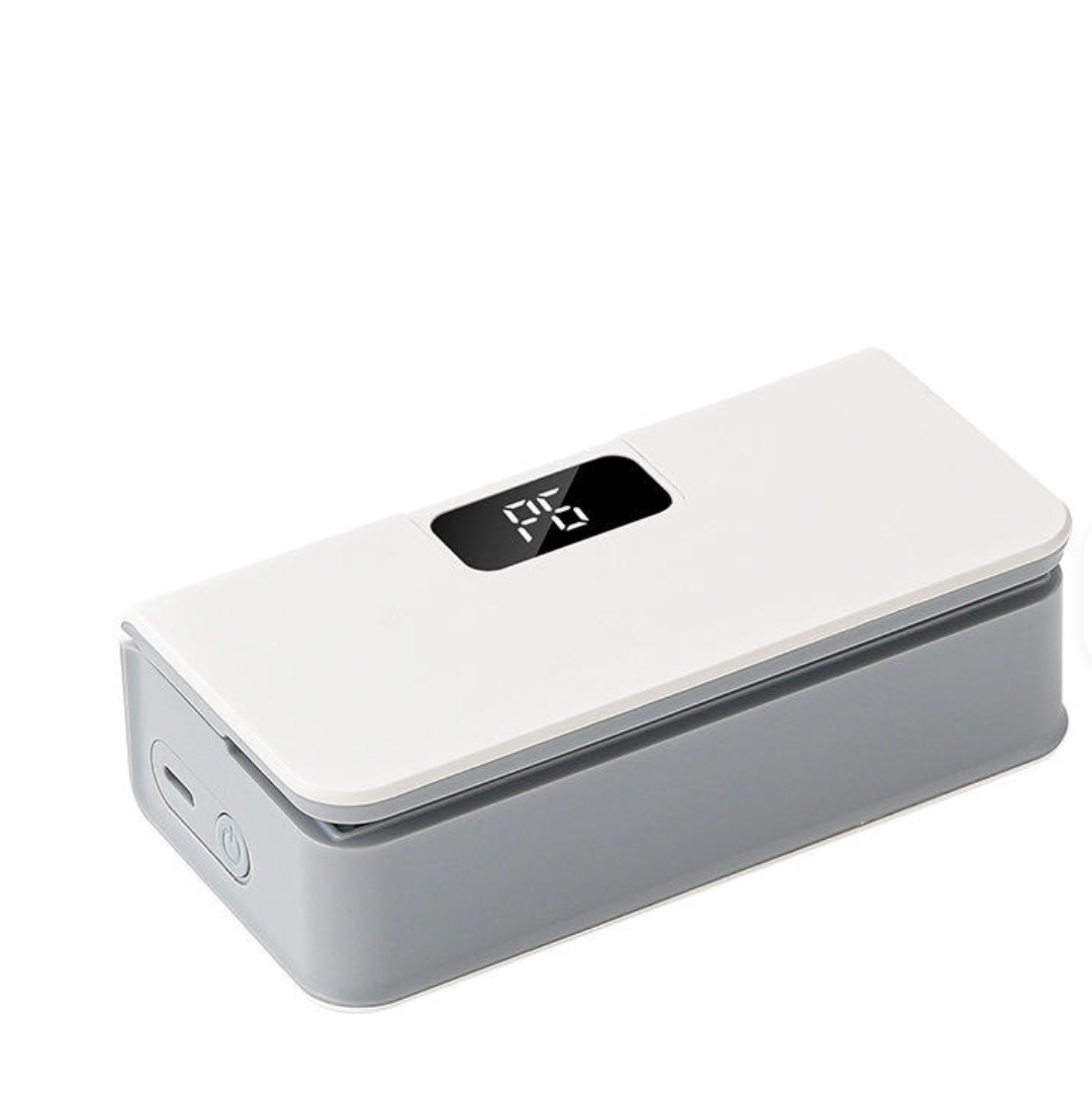 SigillaSubito, mini sigillatrice ricaricabile per sacchetti, colore bianco con display LED